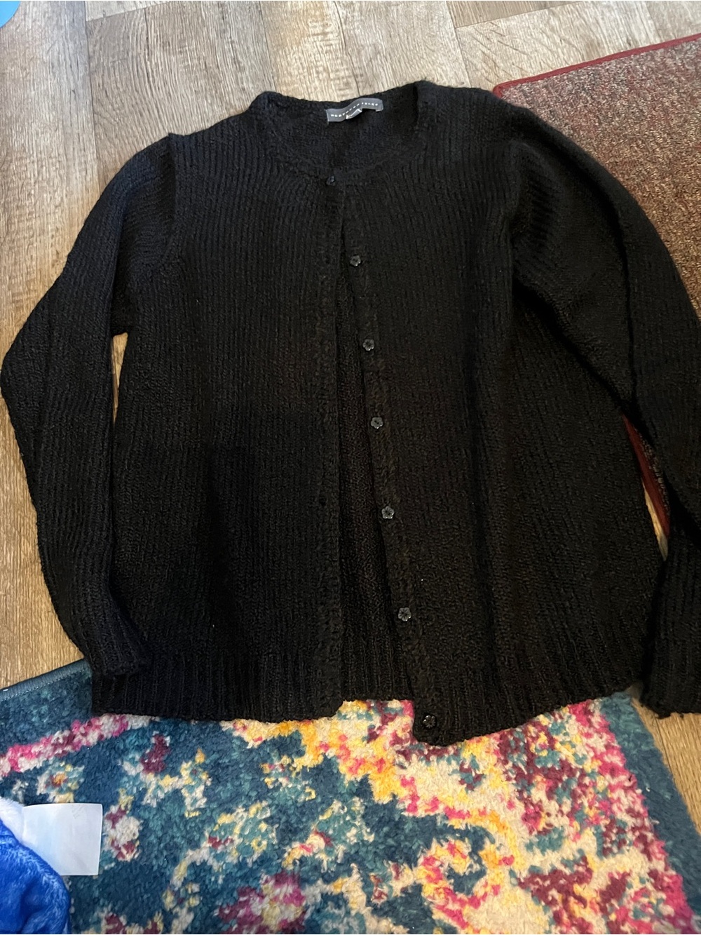 Northern isles medium black cardigan